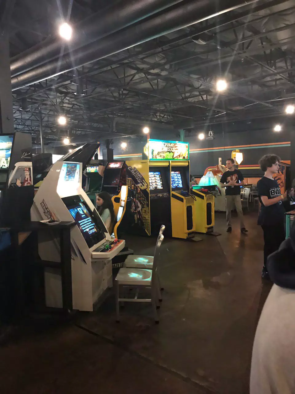 First Time at the Arcade