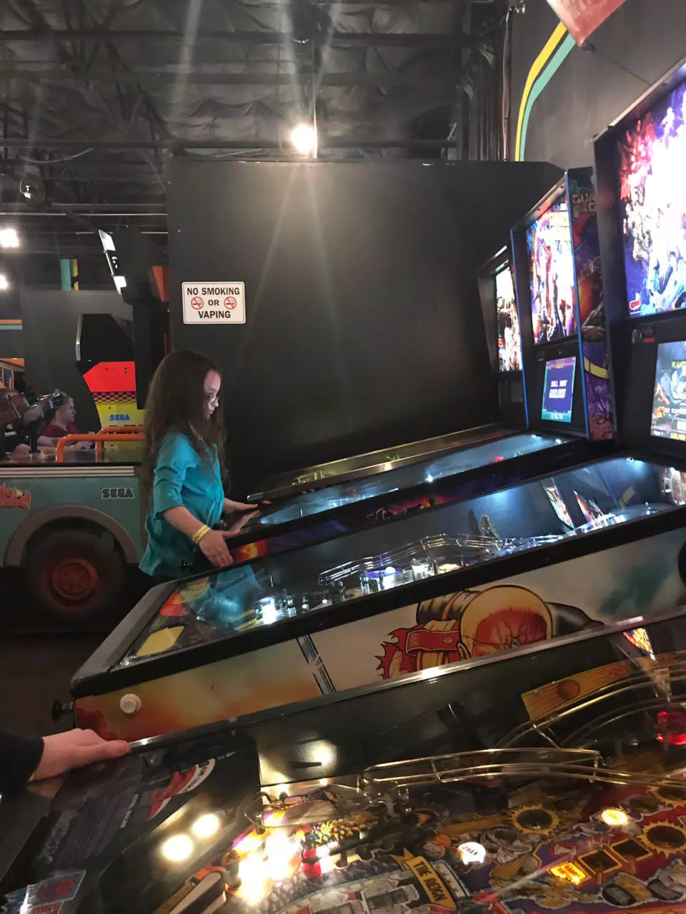 First Time at the Arcade