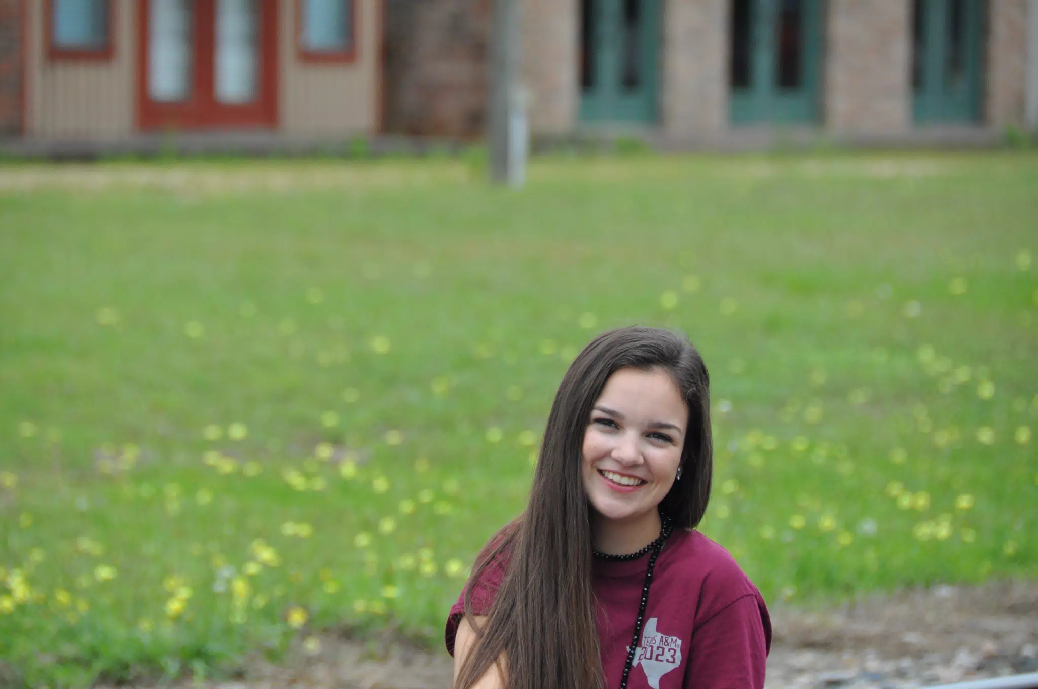 Portrait of Emily on Green Field