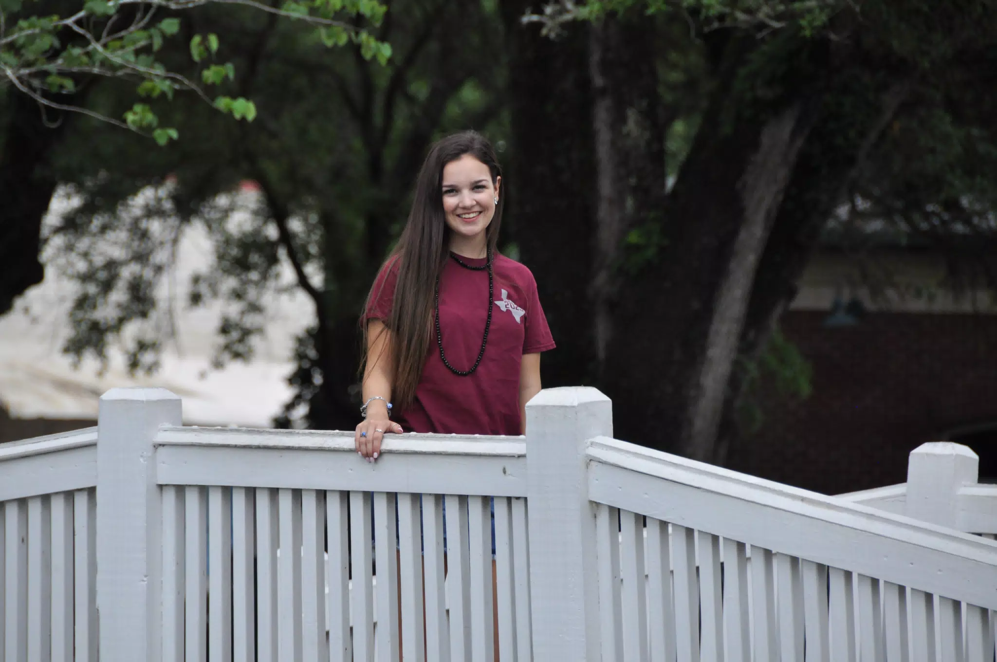 Emily Modeling on Bridge | Brunette Team