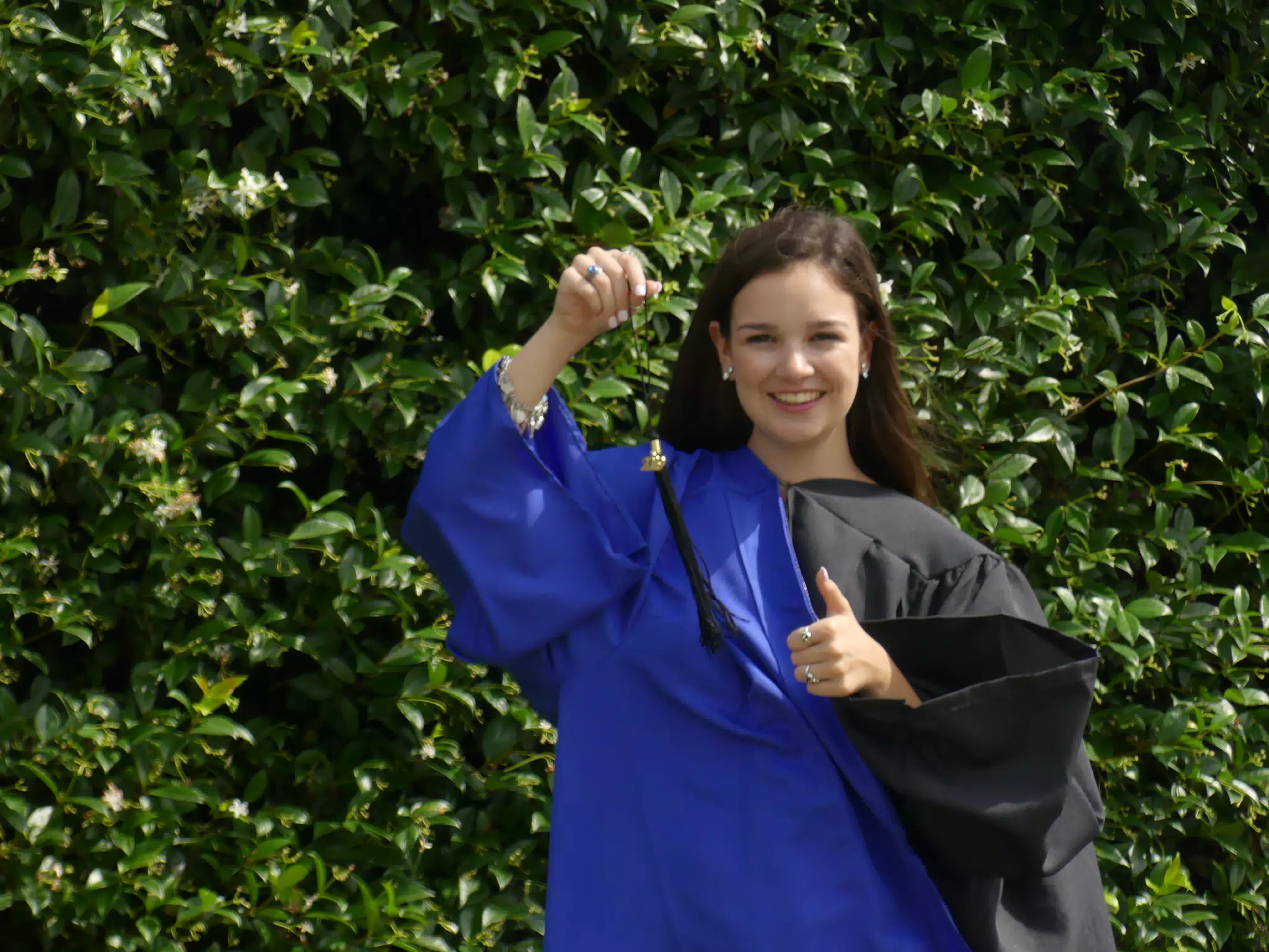Emily in Graduate Robes