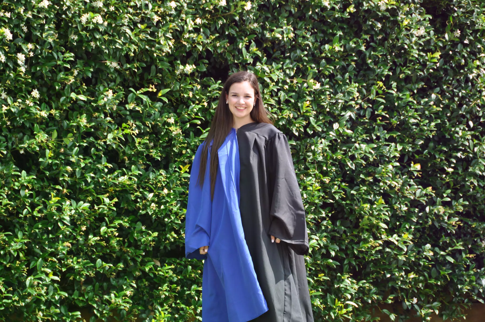 Emily in Graduation Robes