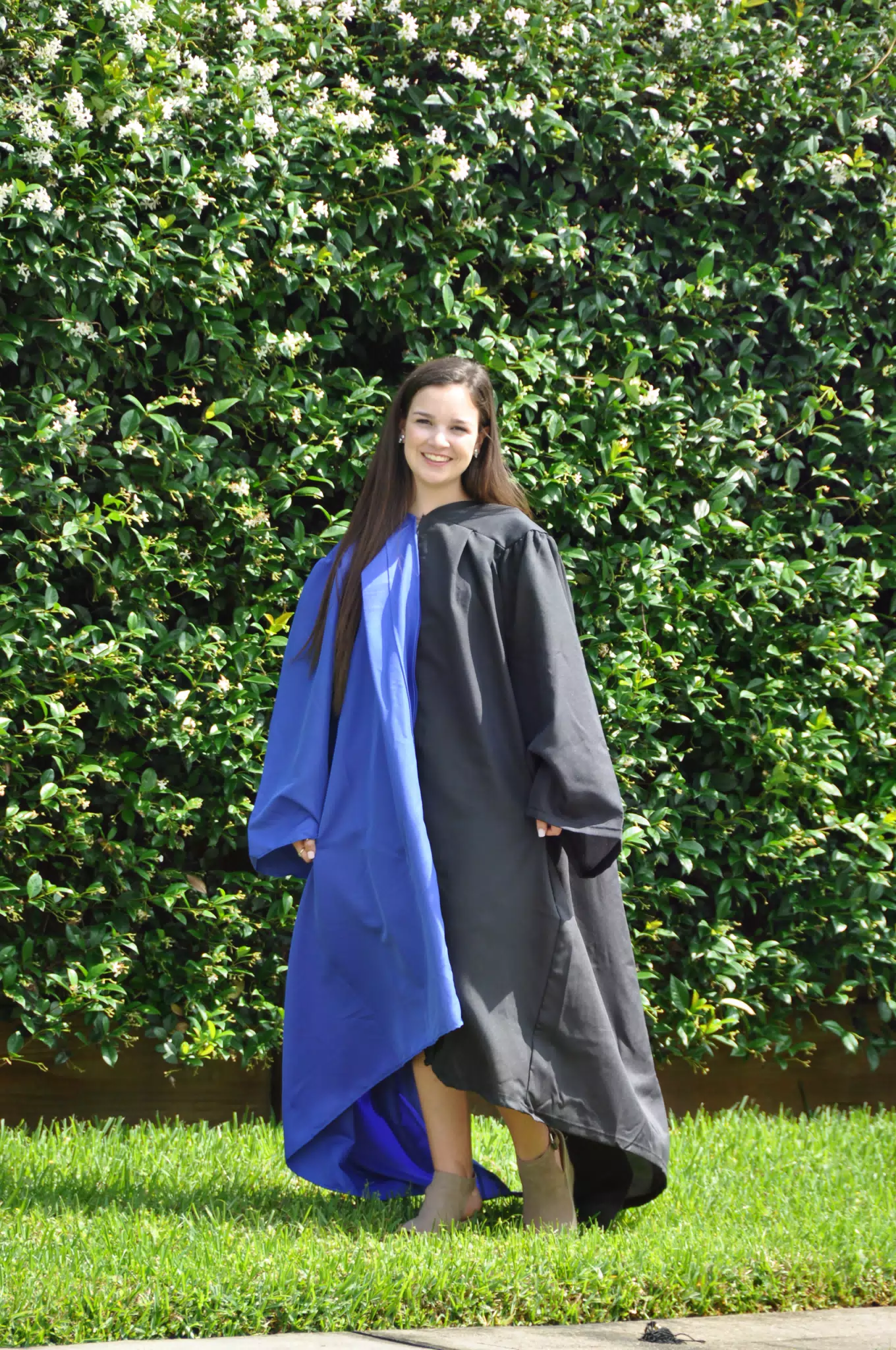 Emily in Graduation Robes