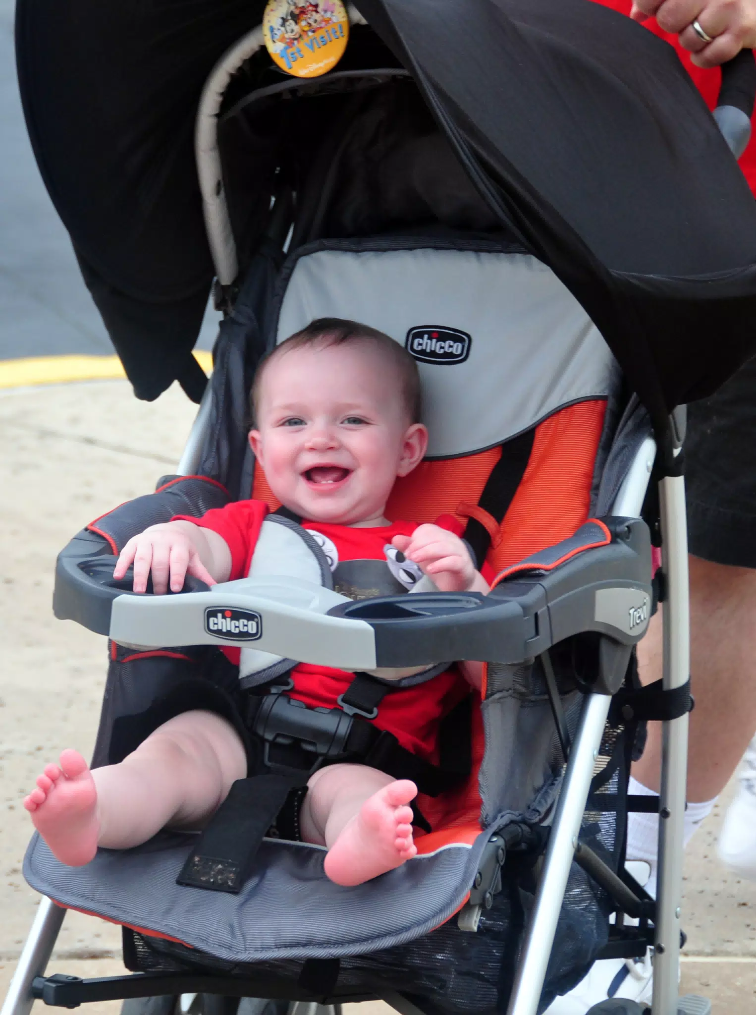 Liesl in Stroller in Disney