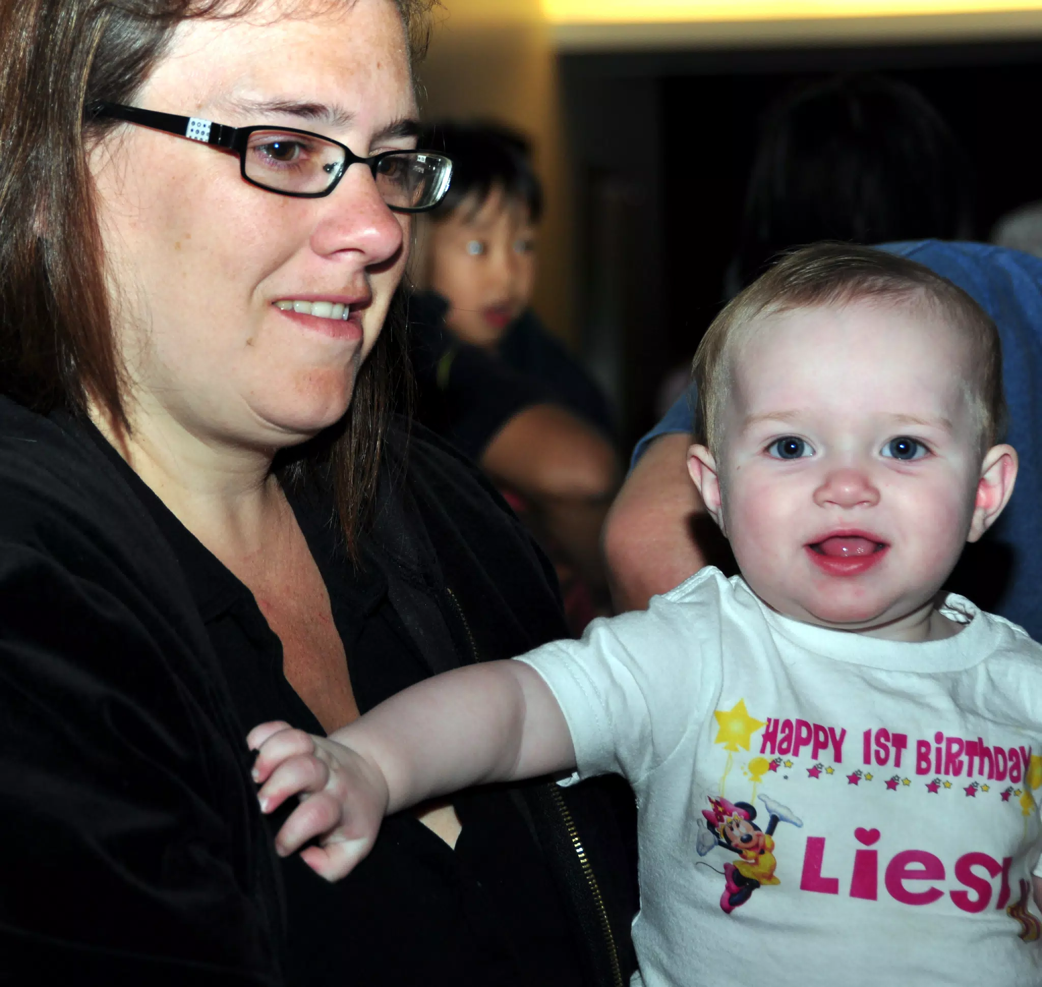 Liesl with Aunt Francesca at Contemporary Resort
