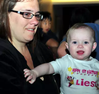 Liesl with Aunt Francesca at Contemporary Resort