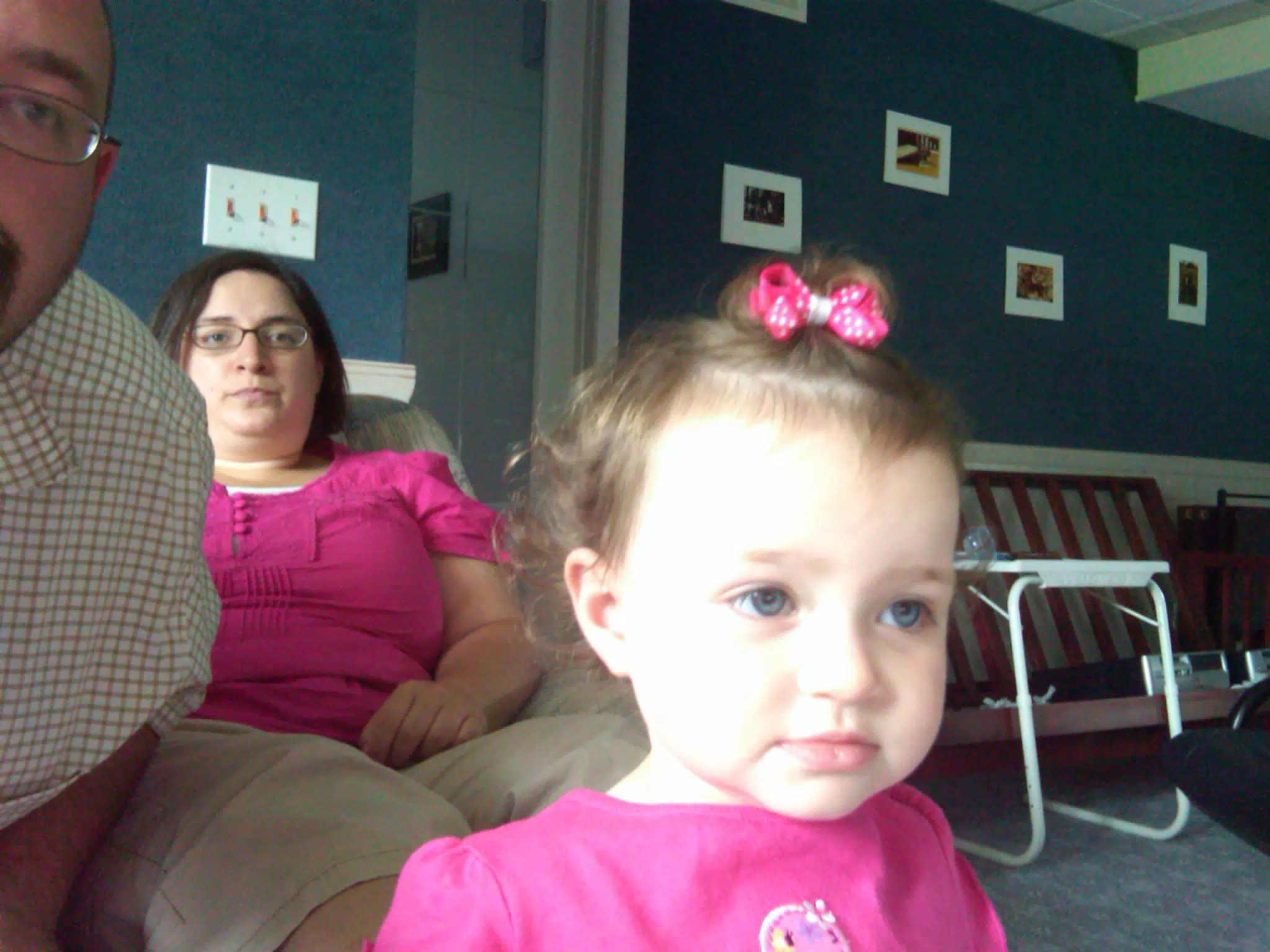 Millers watching TV