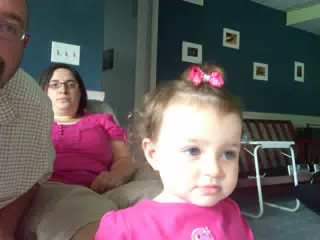 Millers watching TV