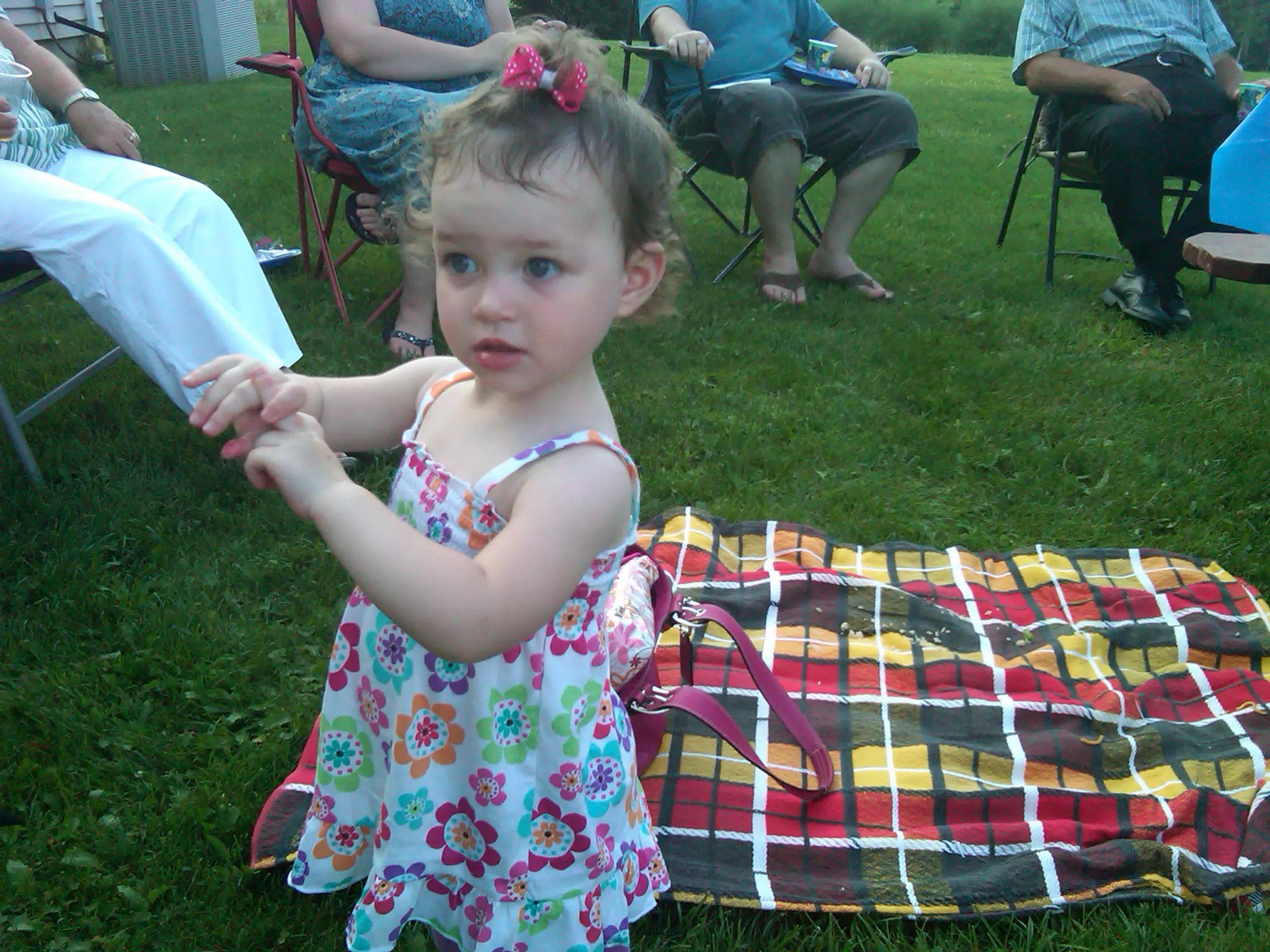 Liesl at the Picnic