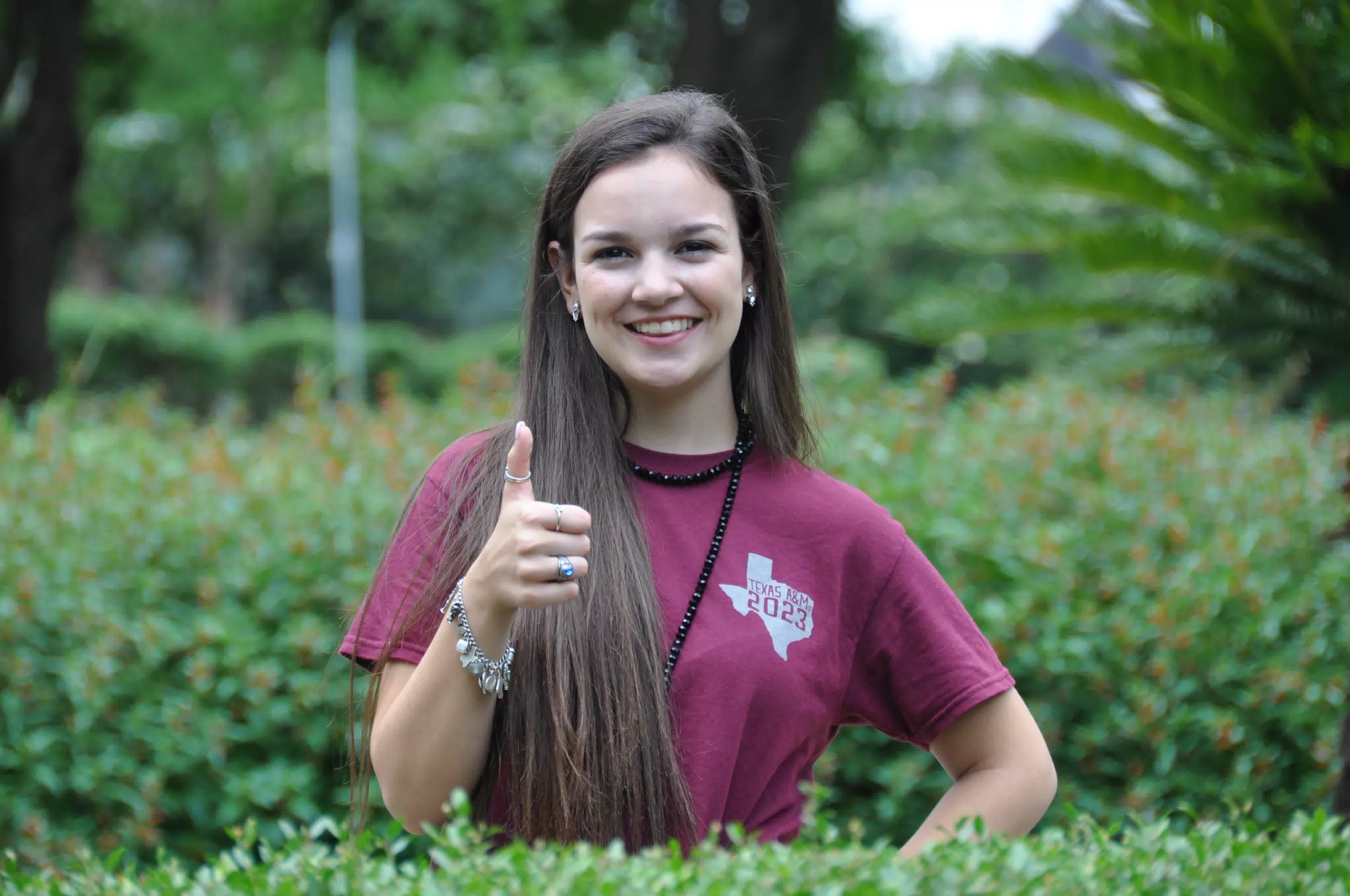 Emily Thumbs Up
