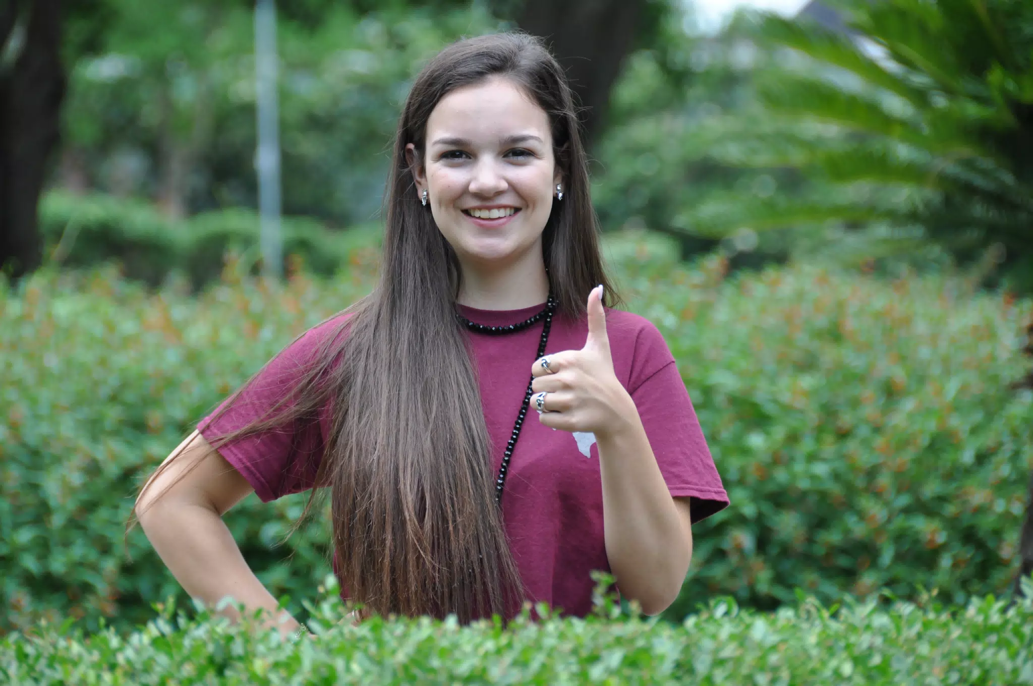 Emily Thumbs Up