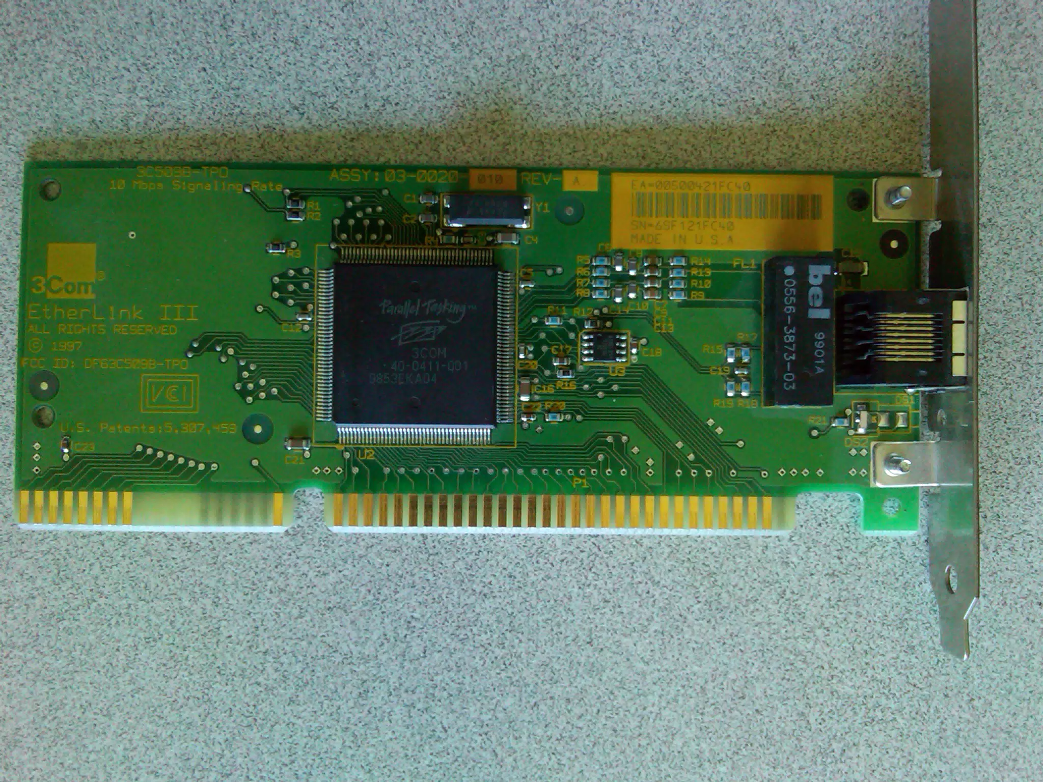 3com Etherlink III ISA Card