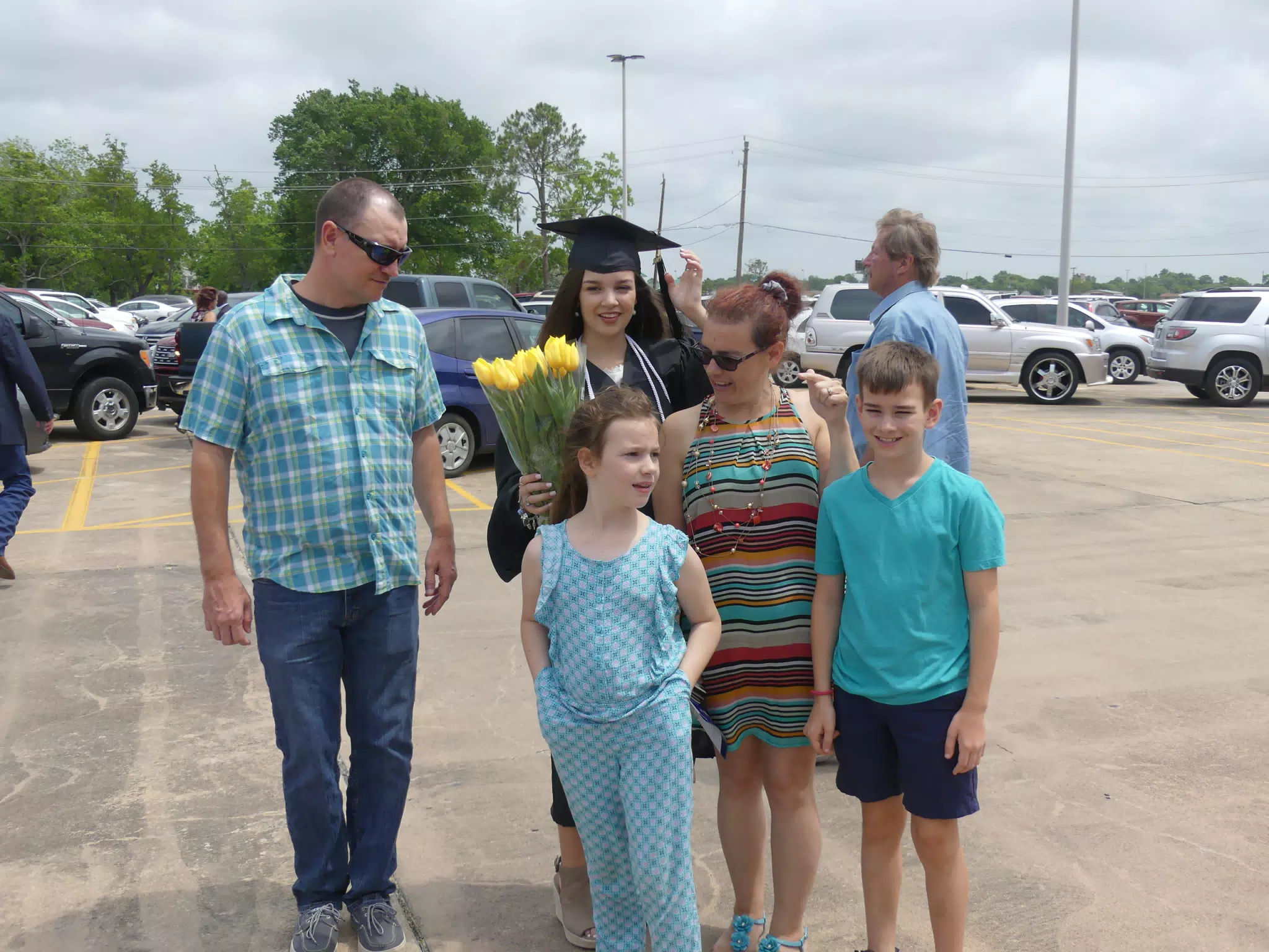 Grice Family at Emily's Graduation