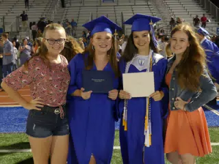 The Girls at Graduation