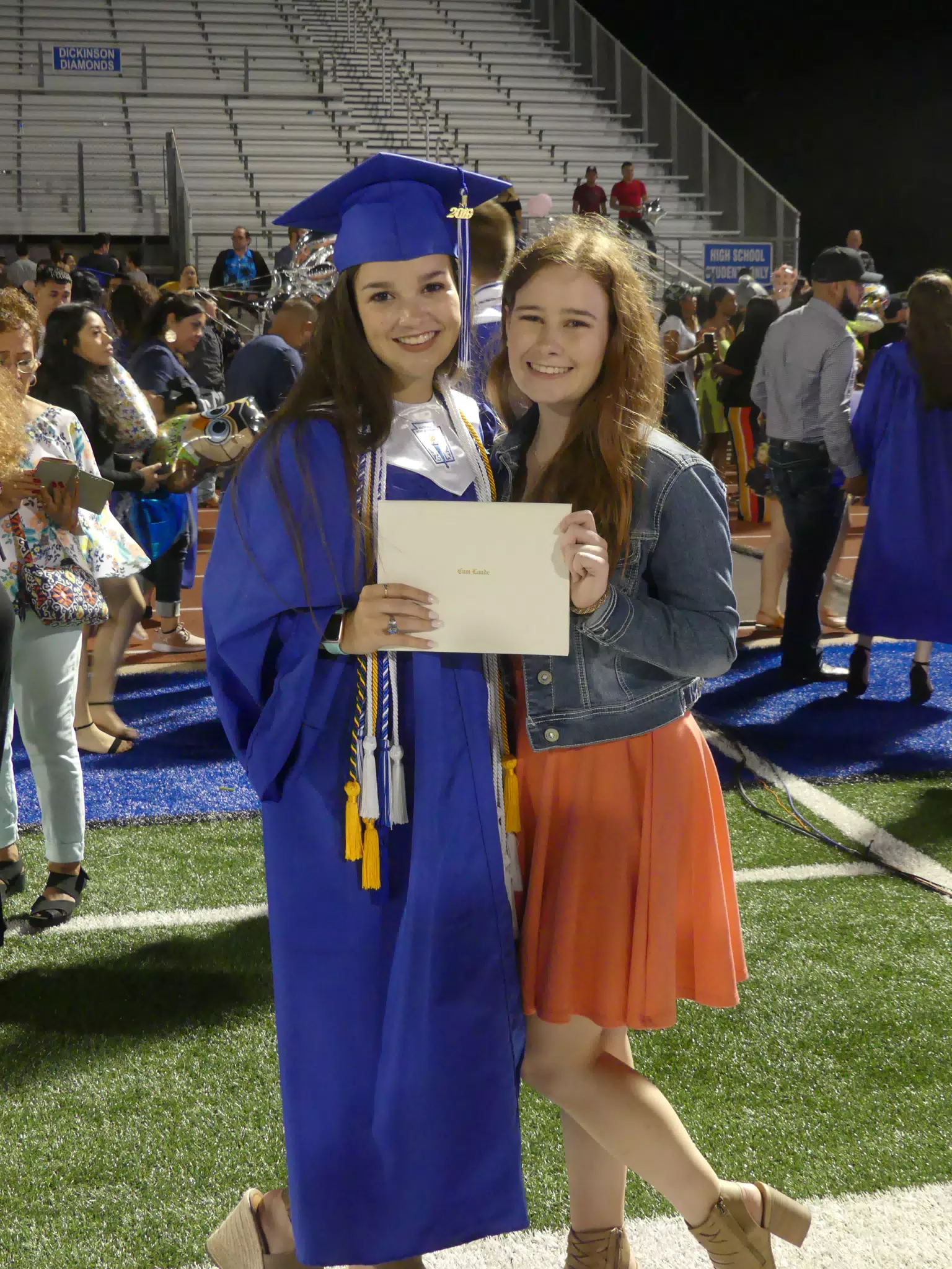 Emily and Madeline at Graduation