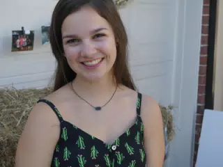 Emily in Cactus Dress