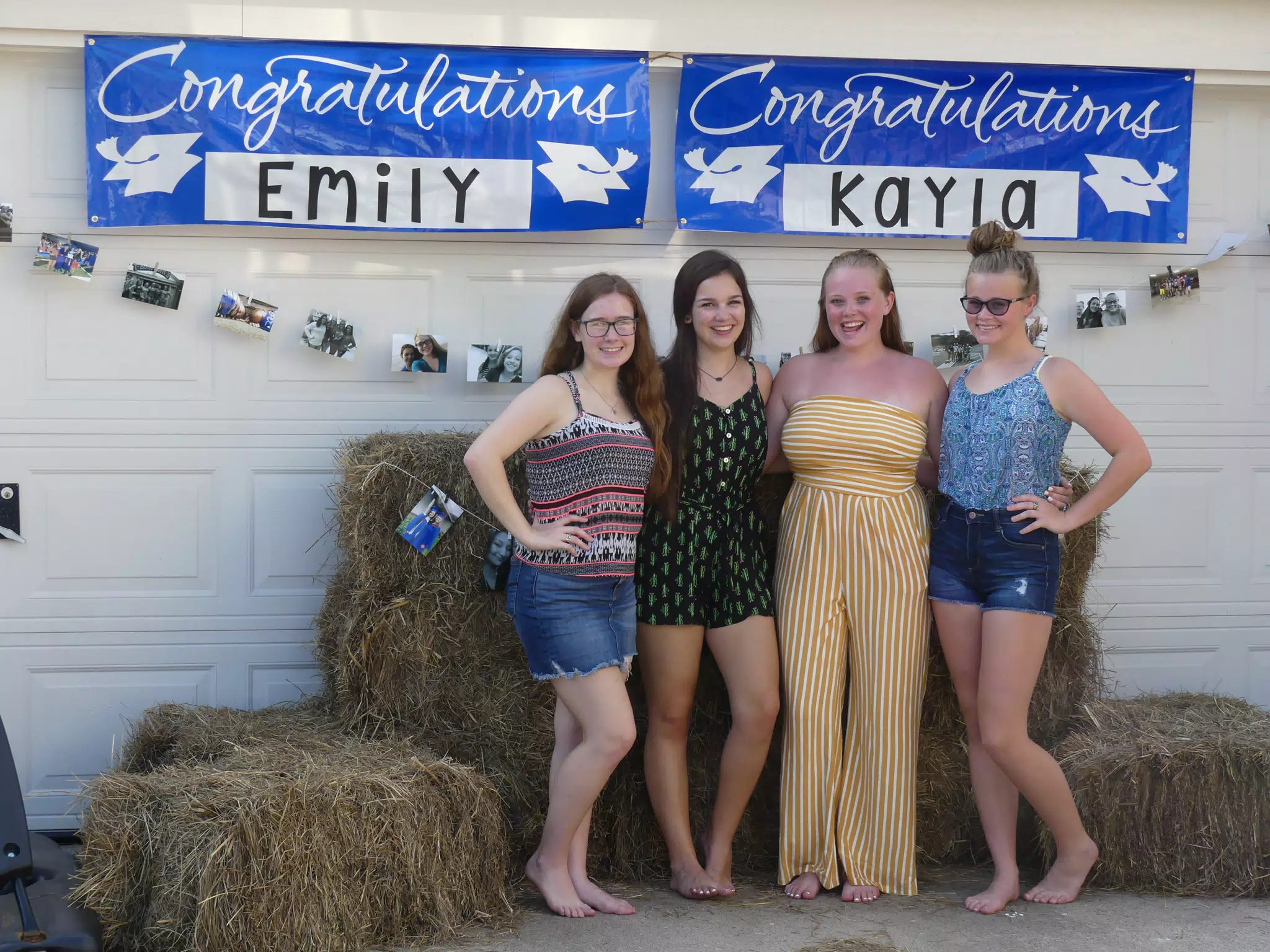Emily & Friends at Graduation Party