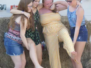 The Girls at the Graduation Party