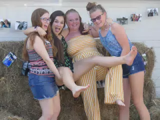 The Girls at the Graduation Party