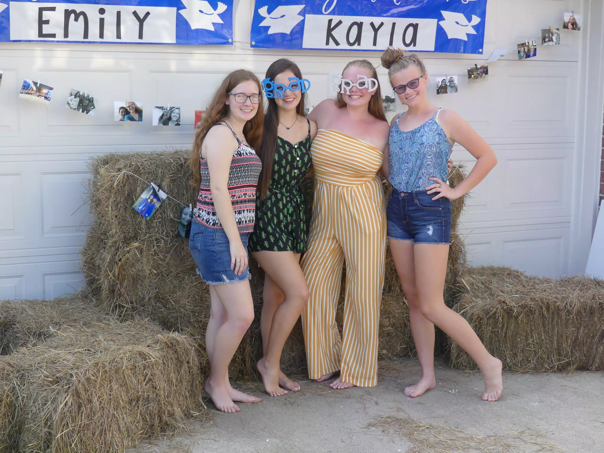 Group of Girls at Graduation Party