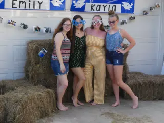 Girls Graduating