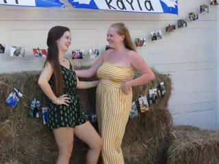 Teen Models Posing Together