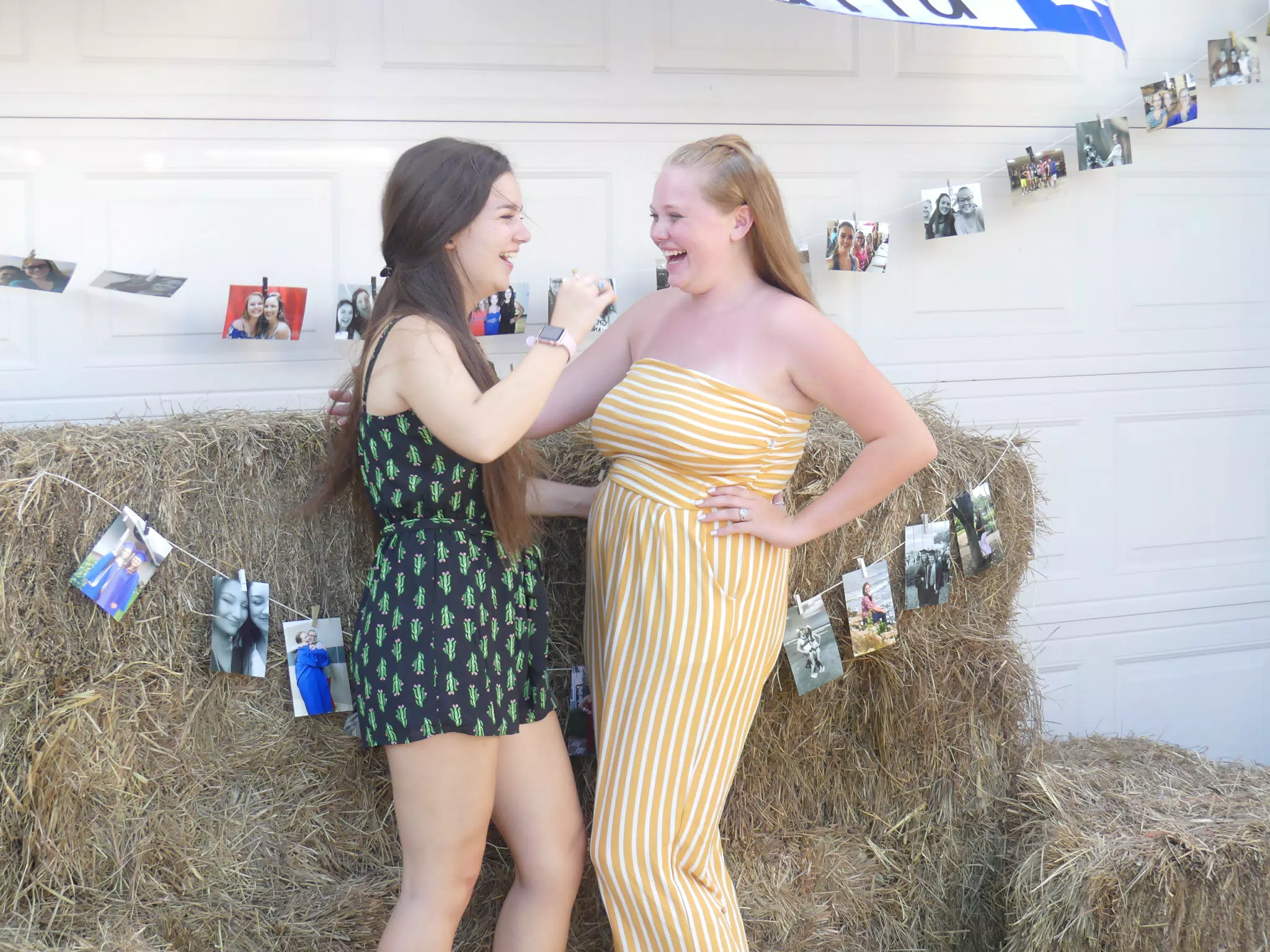 Emily & Kayla Laughing