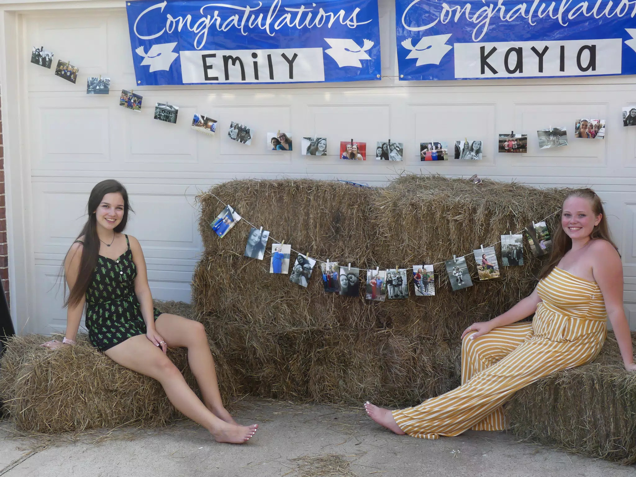 Emily Graduation Party on Hay