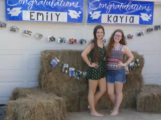 Sisters at Graduation Party