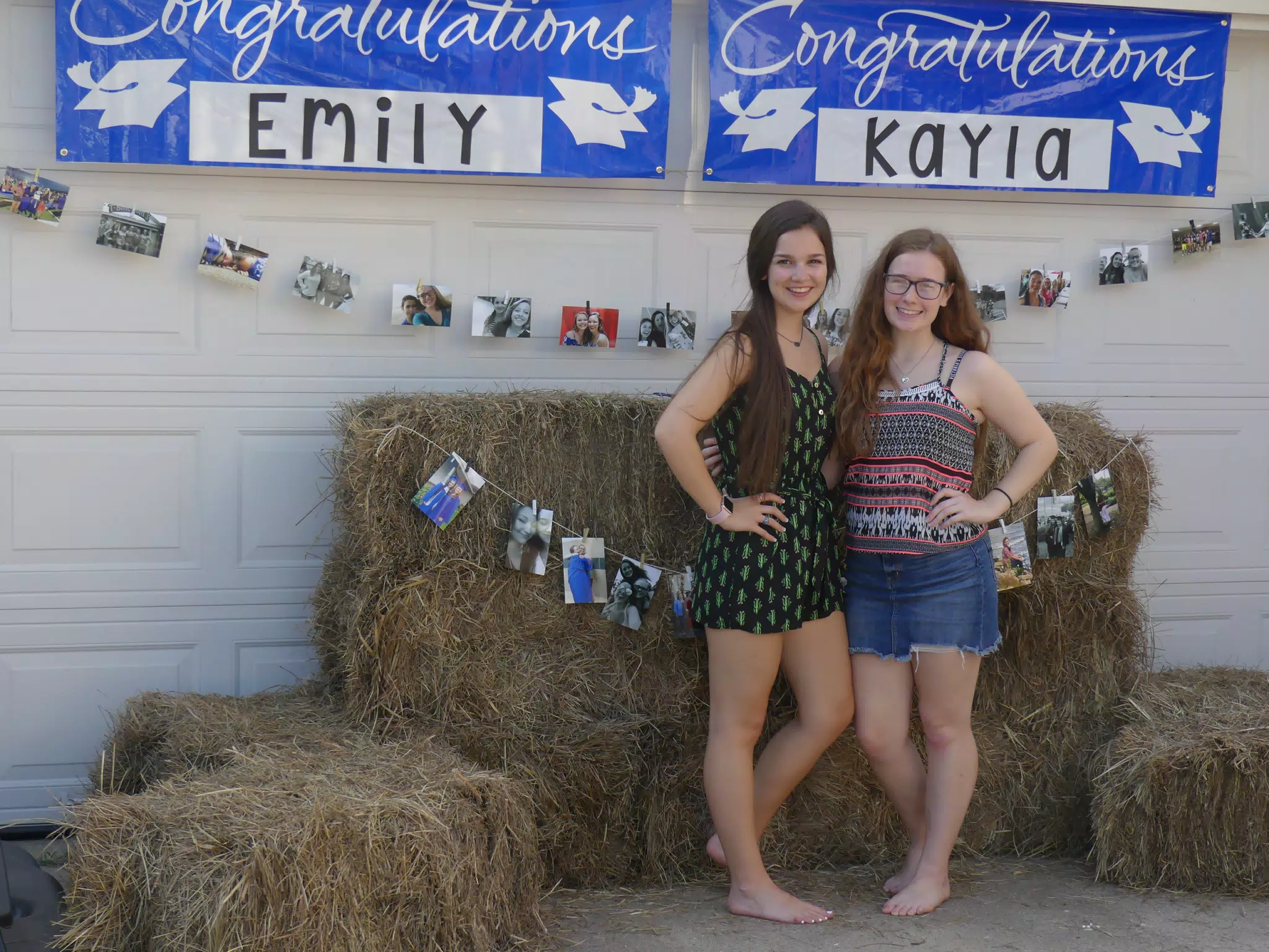 Brunettes at Graduation Party