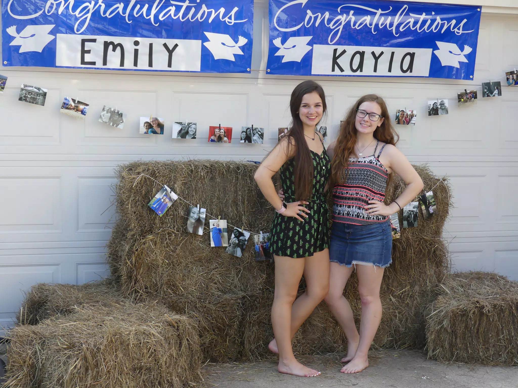 Emily and Madeline at Graduation