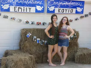 Emily and Madeline at Graduation