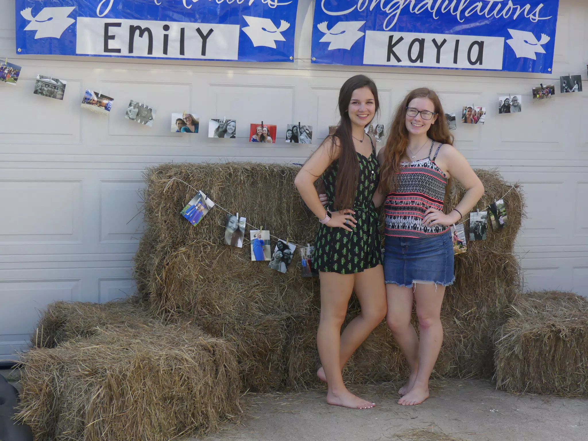 Emily & Madeline at Graduation Party