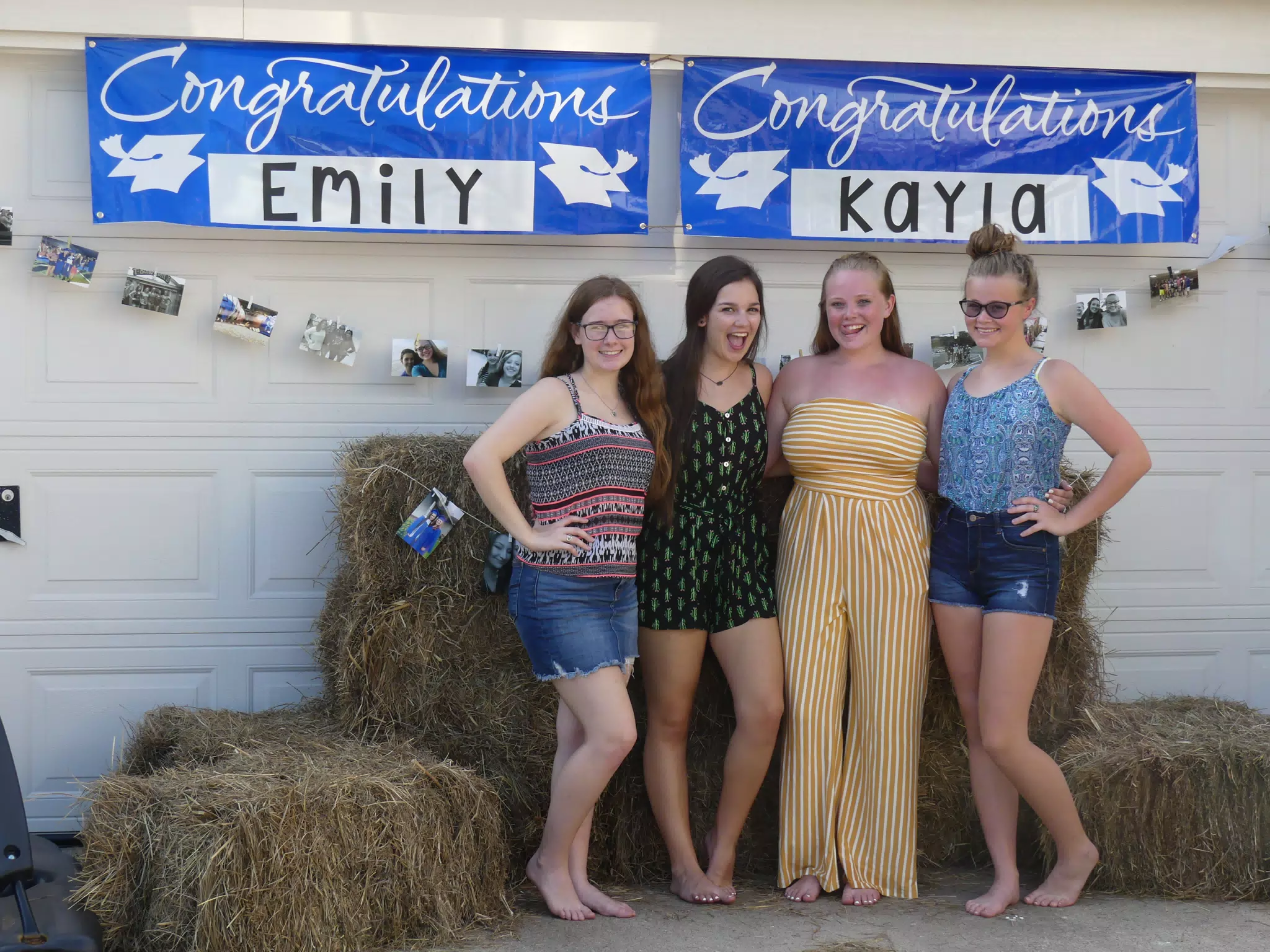The Girls at Emily's Graduation