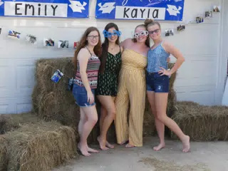 The Girls at Emily's Graduation