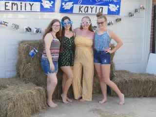 Girls at Graduation Party