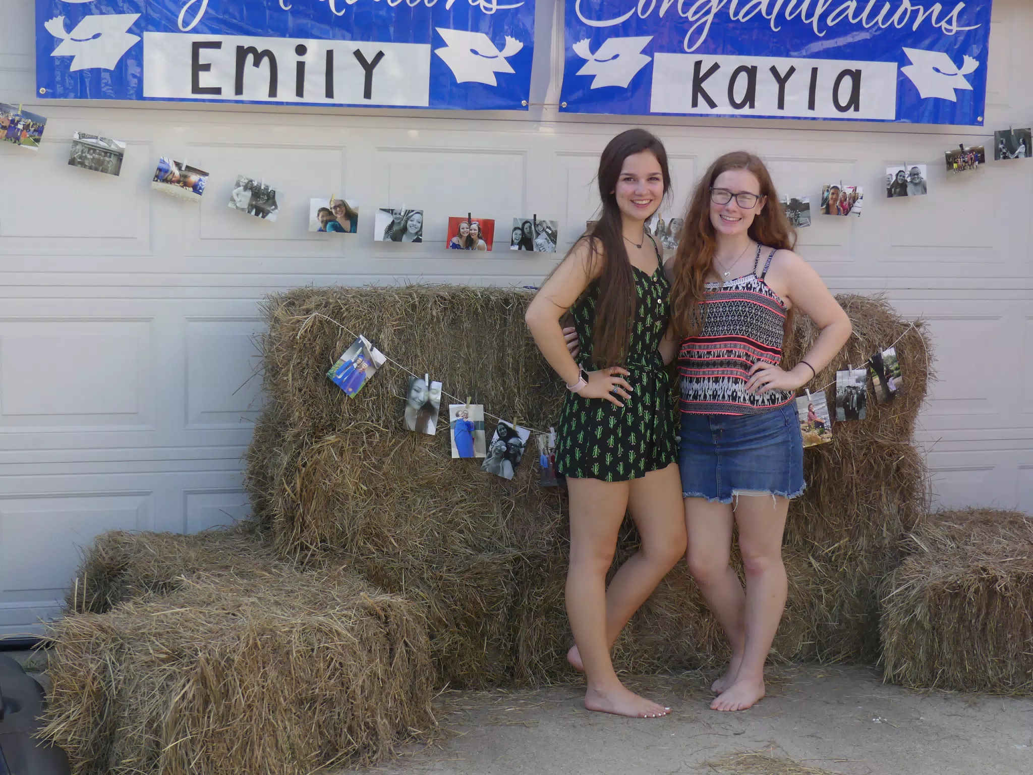 Emily & Madeline at Emily's Graduation Party