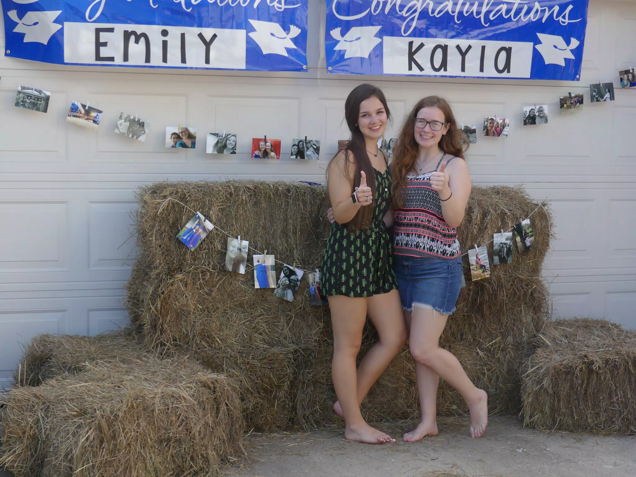 Emily & Madeline at Emily's Graduation Party