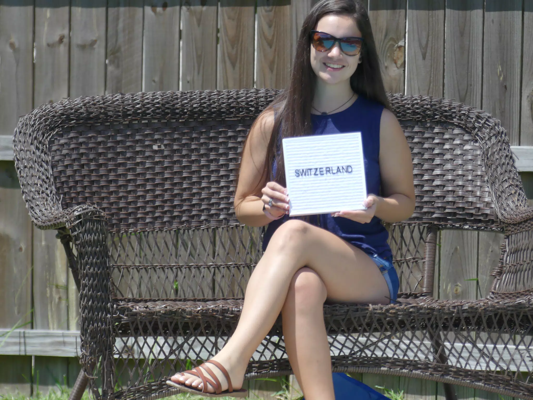 Emily Holding Switzerland Sign