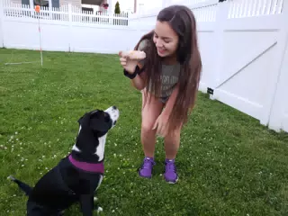 Emily Showing Donut to Mia