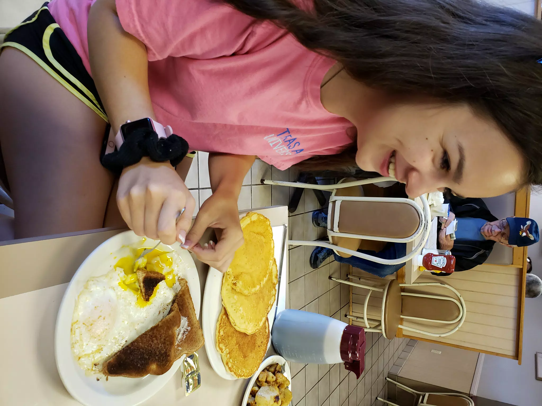 Emily Breakfast at Dave's Diner