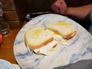 Egg Sandwich at British Airport