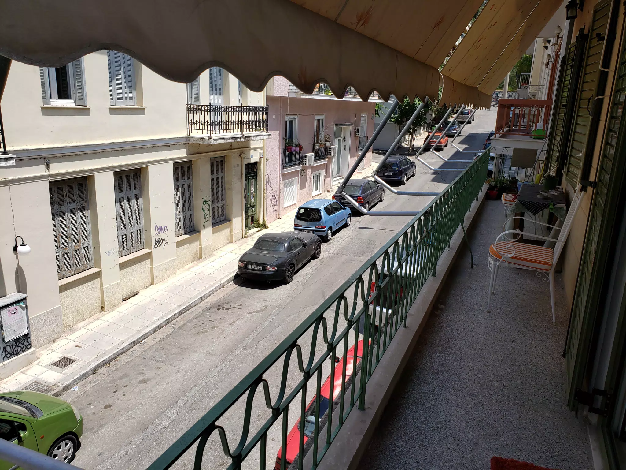 Street View from Athens Apartment
