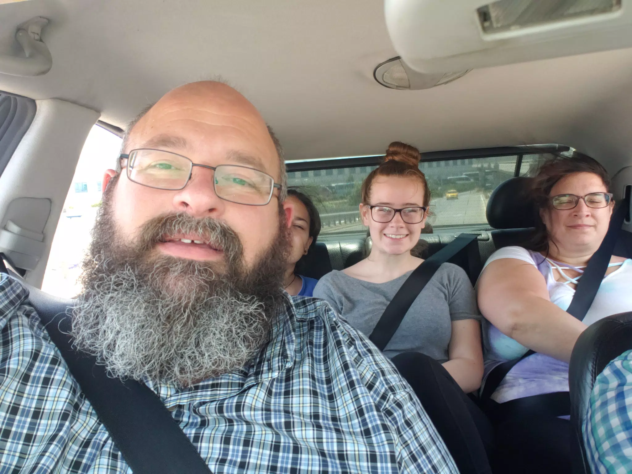 Riding in Our Athens Taxi