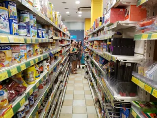 First Grocery Shopping in Greece