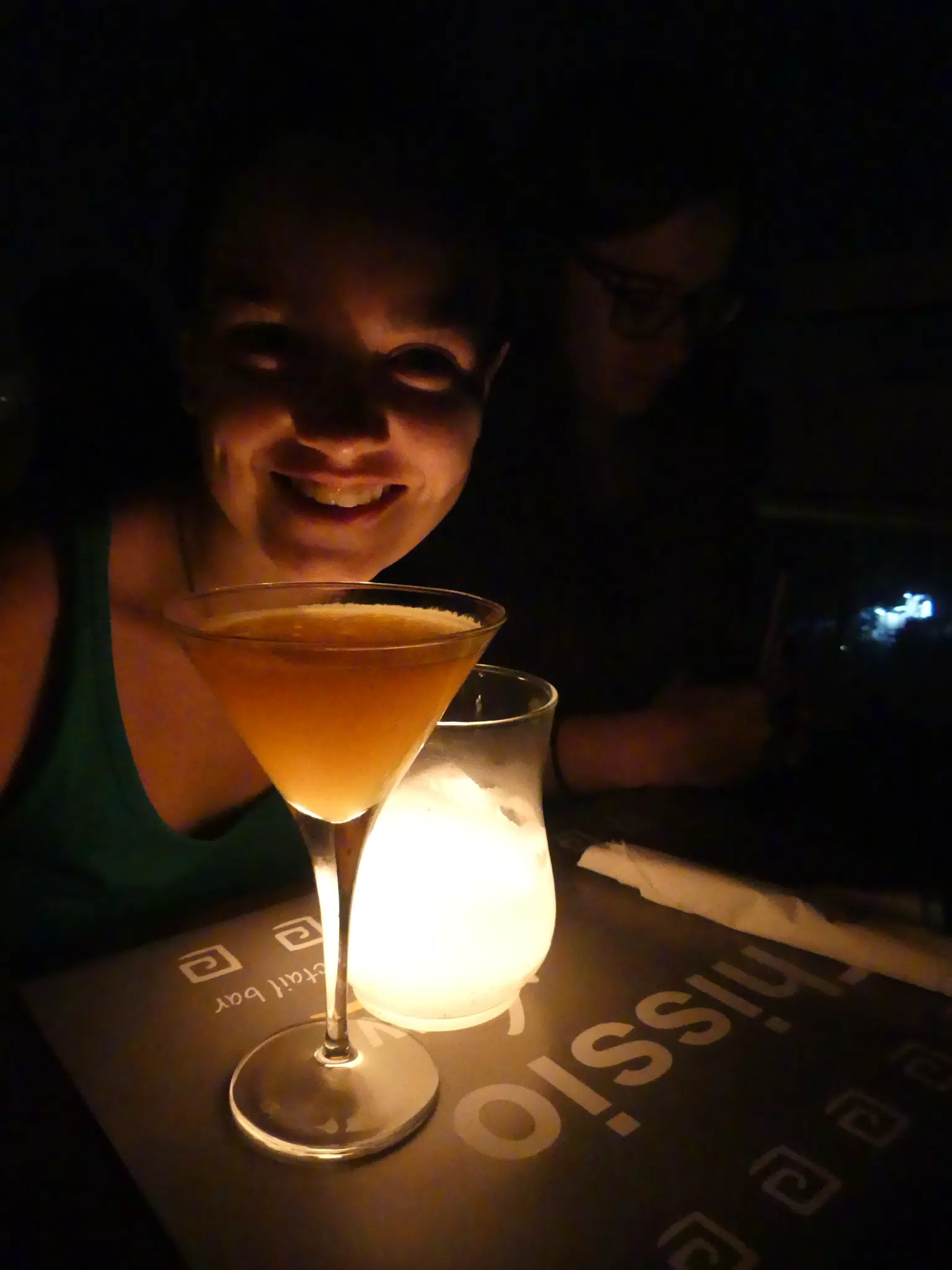 Emily with Her First Cocktail