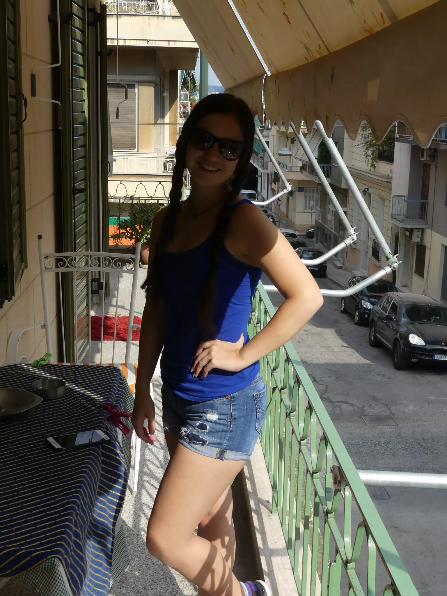 Emily on Balcony