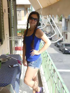 Emily at Apartment in Athens