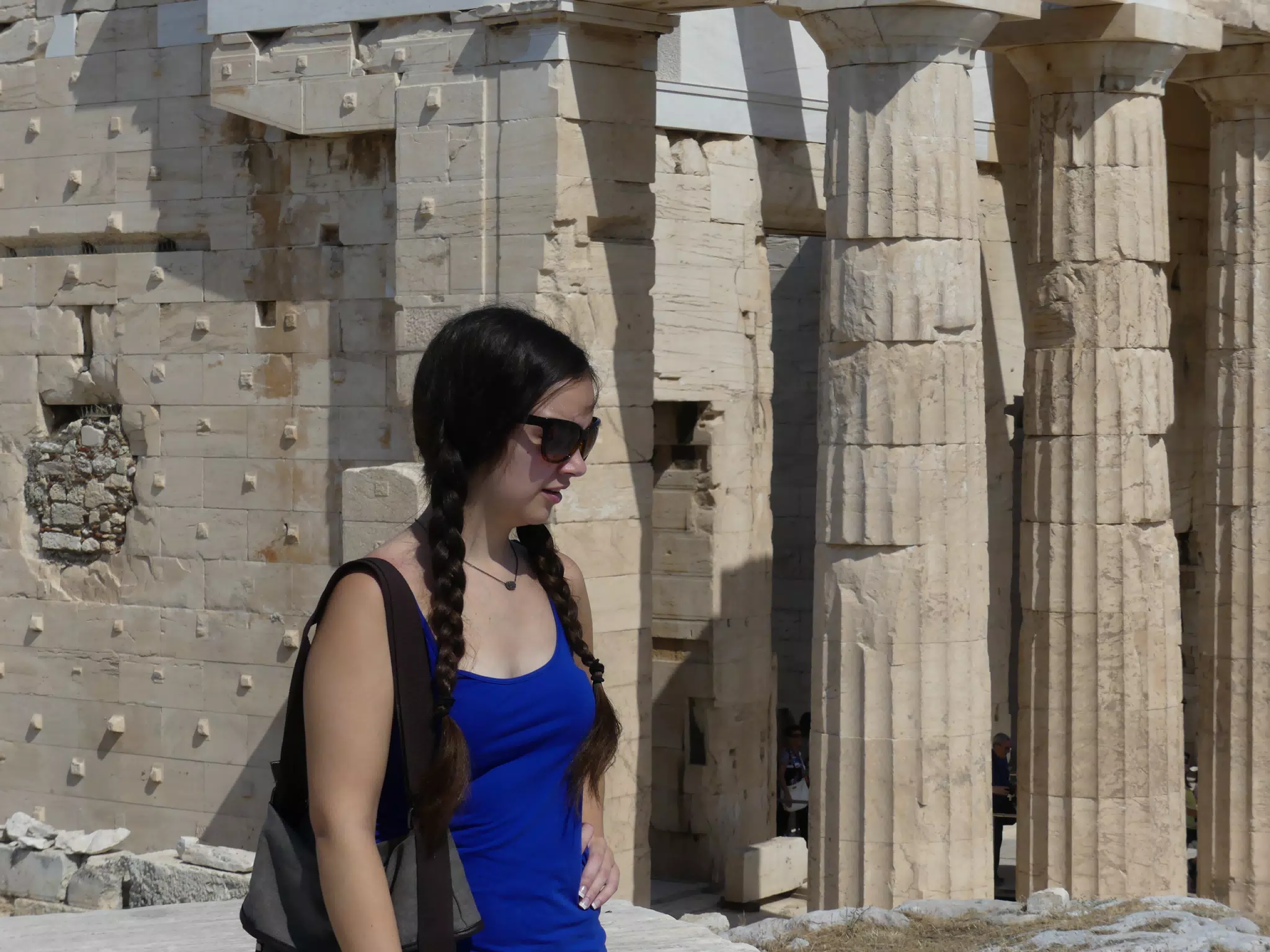 Emily at the Acropolis