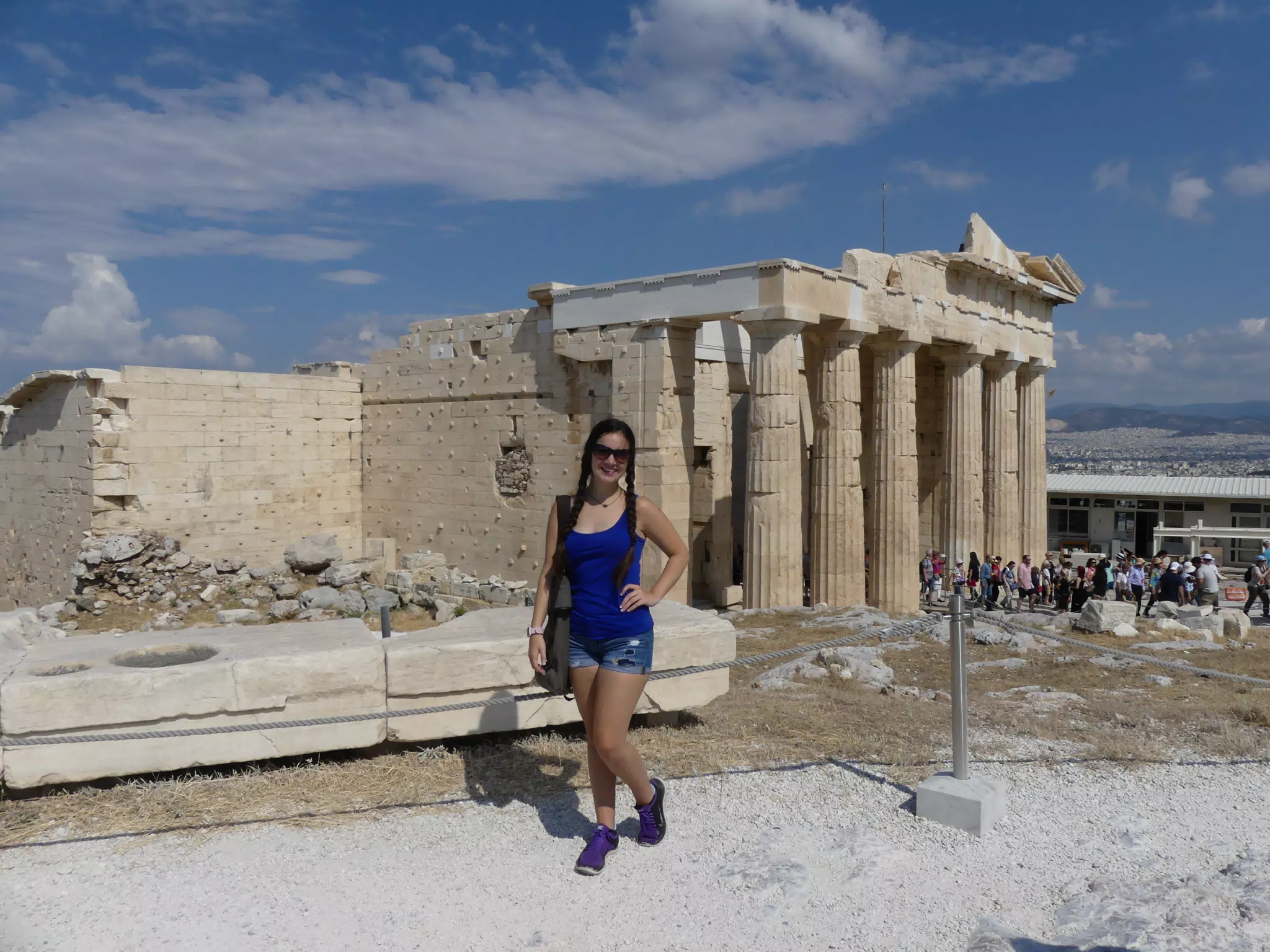 Emiy at the Acropolis